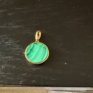 Vintage Green Pendant Necklace